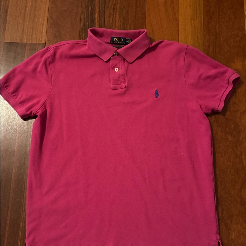 Ralph Lauren Custom Slim Fit Pink (raspberry) Polo